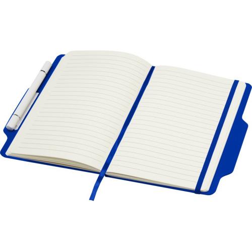 Nexus блокнот формата А5 в твердой обложке с ручкой и карандашом - Ярко-синий; - купить именные сувениры в Воронеже