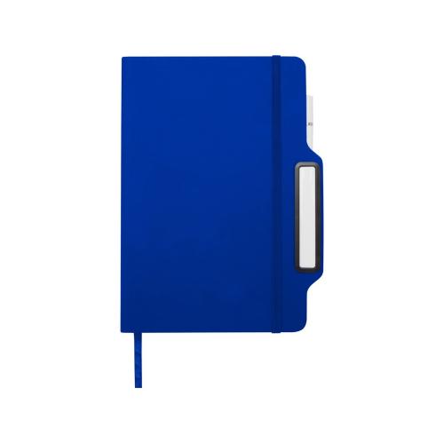 Nexus блокнот формата А5 в твердой обложке с ручкой и карандашом - Ярко-синий; - купить необычные подарки в Воронеже