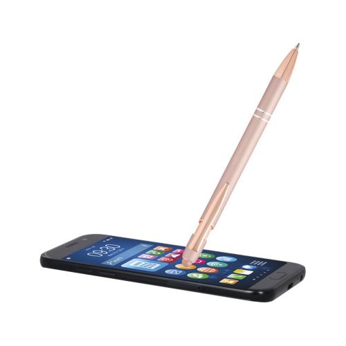 Nanna шариковая ручка с отделкой из розового золота - Dusty Pink ; - купить подарки с логотипом в Воронеже