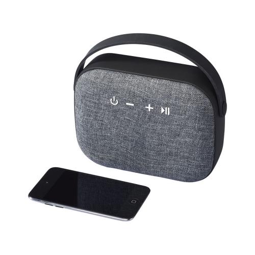 Динамик Bluetooth с тканым материалом; - купить подарки с логотипом в Воронеже