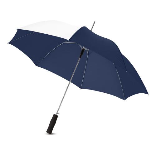 Зонт-трость Tonya 23 полуавтомат, темно-синий/белый