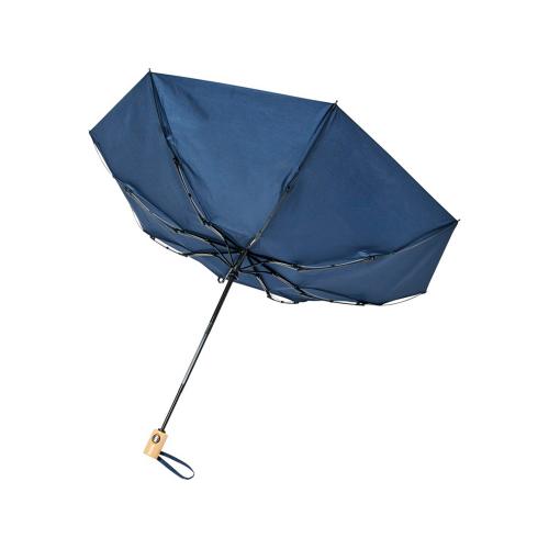 Автоматический складной зонт Bo из переработанного ПЭТ-пластика; - купить подарки с логотипом в Воронеже