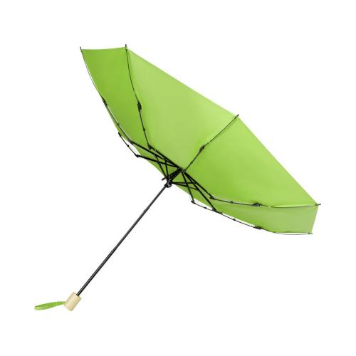 Birgit, складной ветроустойчивый зонт диаметром 21 дюйм из переработанного ПЭТ; - купить необычные сувениры в Воронеже