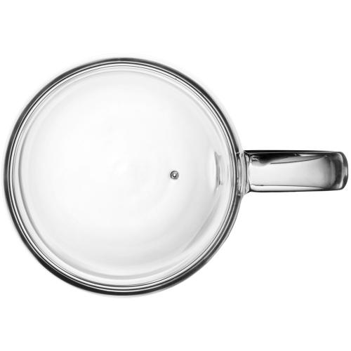 Кружка с двойными стенками на подставке с ложкой Teatrio; - купить именные сувениры в Воронеже