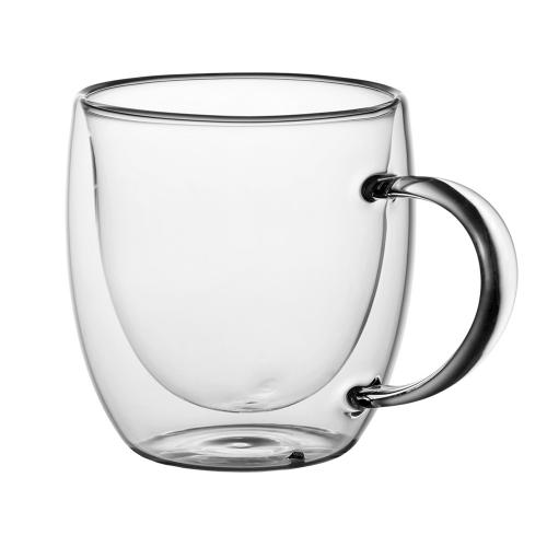 Кружка с двойными стенками на подставке с ложкой Teatrio; - купить необычные подарки в Воронеже