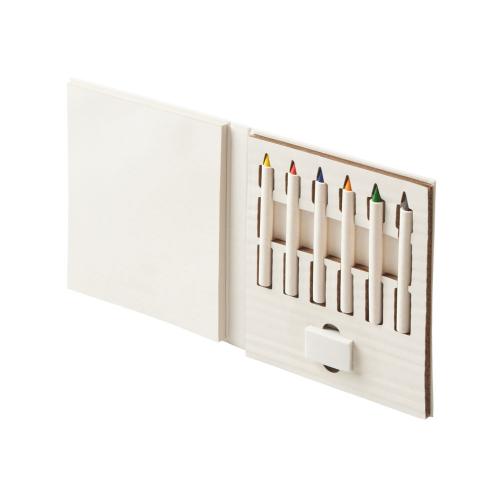 Набор цветных карандашей и листочков для рисования из молочной бумаги Artify; - купить необычные сувениры в Воронеже