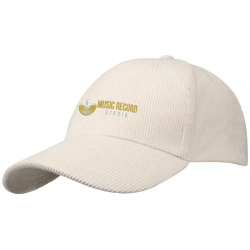 Hutton 6-панельная бейсболка из переработанного хлопка - Sandstone; - купить именные сувениры в Воронеже