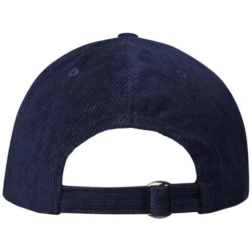 Hutton 6-панельная бейсболка из переработанного хлопка - Темно - синий; - купить необычные сувениры в Воронеже