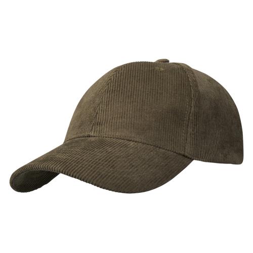 Hutton 6-панельная бейсболка из переработанного хлопка - Зеленый лесной