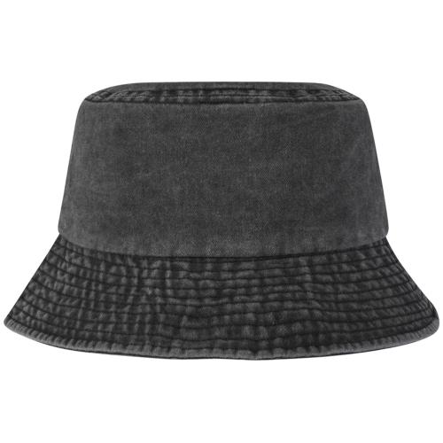 Панама Mitica стираная - Сплошной черный; - купить необычные сувениры в Воронеже