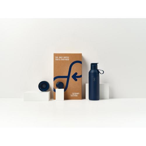Подарочный набор Ocean Bottle 3-в-1 объемом 500 мл - Синий; - купить необычные подарки в Воронеже