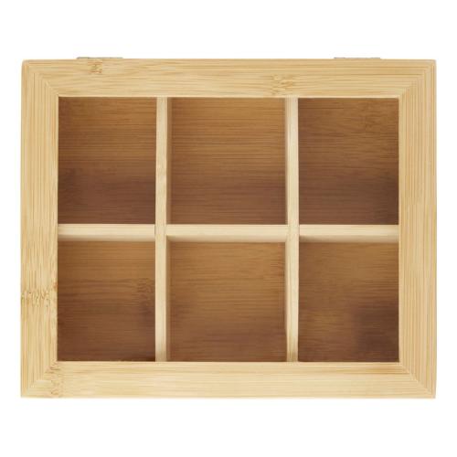Бамбуковая коробка для чая Ocre; - купить необычные подарки в Воронеже