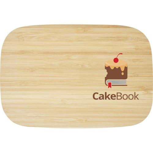 Tite Контейнер для обеда из нержавеющей стали с бамбуковой крышкой; - купить подарки с логотипом в Воронеже