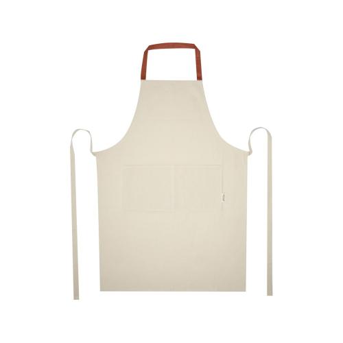 Nia фартук из переработанного хлопка плотностью 200 г/м² - красный кирпичный; - купить необычные подарки в Воронеже