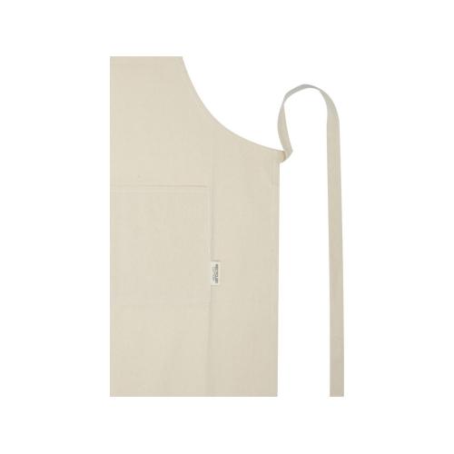 Nia фартук из переработанного хлопка плотностью 200 г/м² - Синий ледяной; - купить необычные сувениры в Воронеже