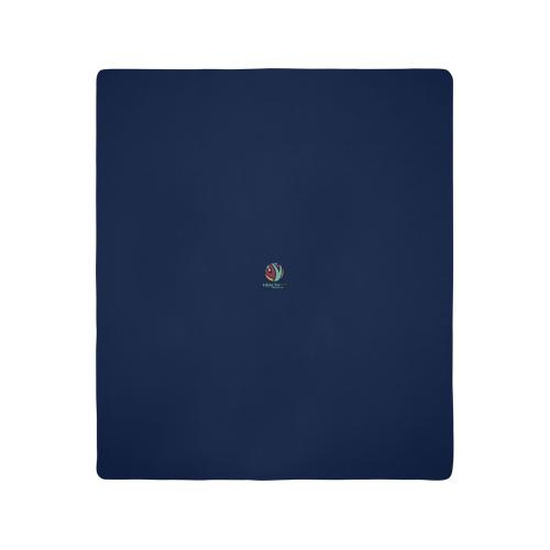 Huggy флисовое одеяло 220x250 см - Темно - синий; - купить подарки с логотипом в Воронеже