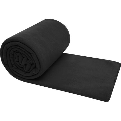 Huggy флисовое одеяло 220x250 см - сплошной черный; - купить необычные сувениры в Воронеже