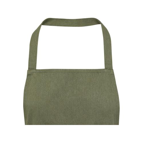 Shara 240 г/м2 Aware™ фартук из переработанного материала - Зеленый; - купить именные сувениры в Воронеже