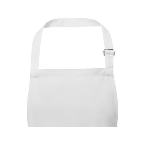 Фартук Andrea плотностью 240 г/м² с регулируемой завязкой на шее - Белый; - купить необычные сувениры в Воронеже