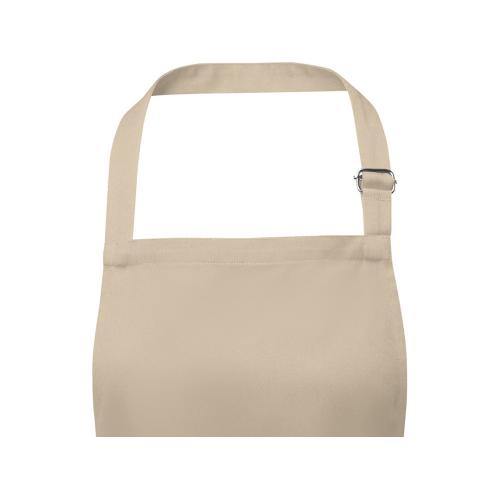 Фартук Andrea плотностью 240 г/м² с регулируемой завязкой на шее - Oatmeal; - купить необычные сувениры в Воронеже