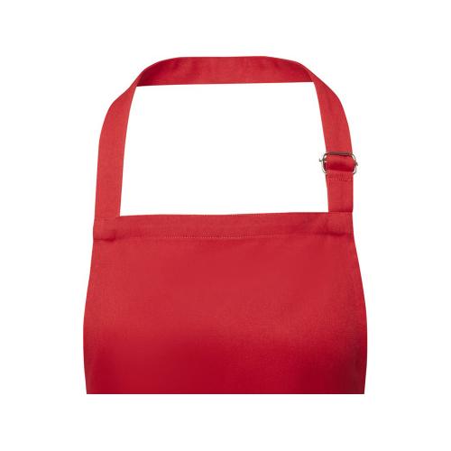 Фартук Andrea плотностью 240 г/м² с регулируемой завязкой на шее - Красный; - купить необычные сувениры в Воронеже