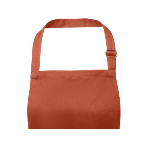 Фартук Andrea плотностью 240 г/м² с регулируемой завязкой на шее - Brick; - купить необычные сувениры в Воронеже