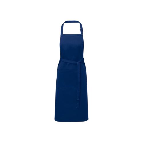 Фартук Andrea плотностью 240 г/м² с регулируемой завязкой на шее - Темно - синий