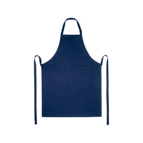 Фартук Andrea плотностью 240 г/м² с регулируемой завязкой на шее - Темно - синий; - купить необычные подарки в Воронеже