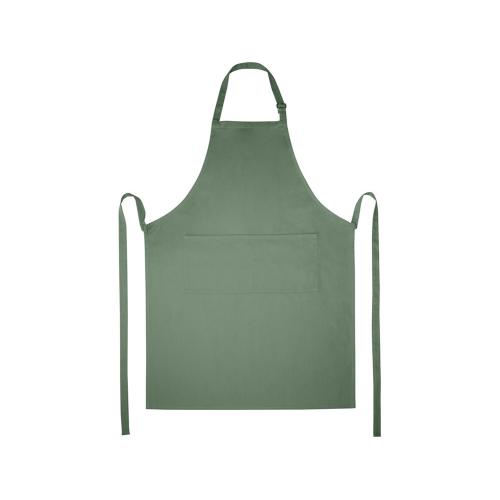 Фартук Andrea плотностью 240 г/м² с регулируемой завязкой на шее - Зеленый яркий; - купить необычные подарки в Воронеже