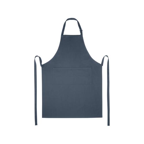 Фартук Andrea плотностью 240 г/м² с регулируемой завязкой на шее - Hale Blue; - купить необычные подарки в Воронеже