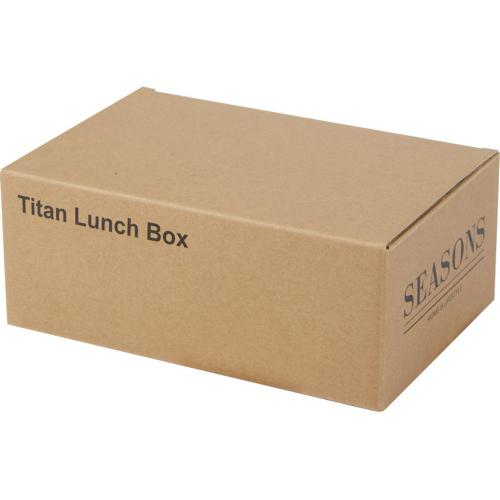 Пищевой контейнер Titan из переработанной нержавеющей стали; - купить подарки с логотипом в Воронеже