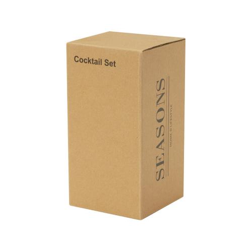 Шейкер для коктейлей Gaudie из переработанной нержавеющей стали; - купить именные сувениры в Воронеже