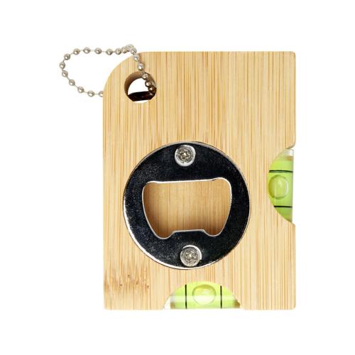 Levo бамбуковая открывалка для бутылок с уровнем - Натуральный; - купить необычные подарки в Воронеже