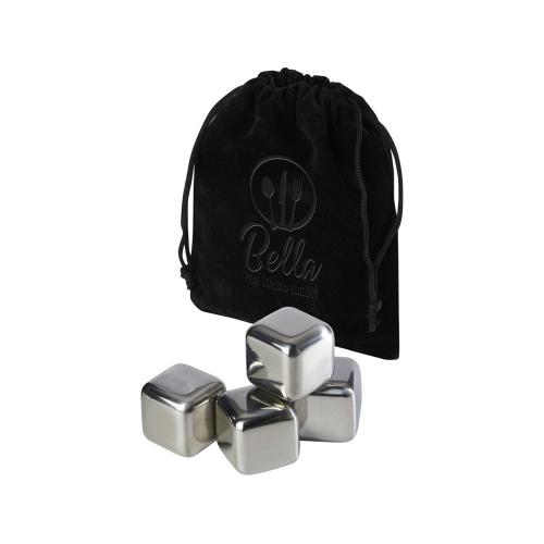 Froz набор кубиков для охлаждения из нержавеющей стали - сплошной черный / Серебряный; - купить именные сувениры в Воронеже