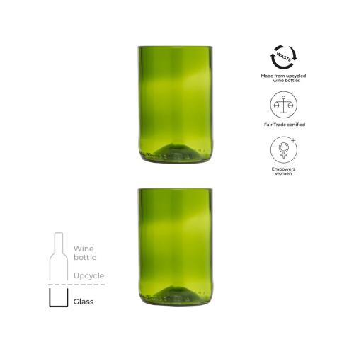 Originalhome набор стеклянных стаканов - Зеленый; - купить необычные подарки в Воронеже