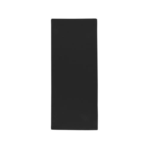 Lucas спортивное полотенце из переработанного полиэстера 30х80 см - сплошной черный; - купить необычные подарки в Воронеже