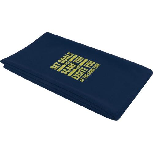 Althea спортивное полотенце 70х140 см - Синий нейви; - купить именные сувениры в Воронеже