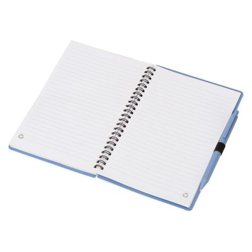 Блокнот А5 Toledo M, синий + ручка шариковая Pianta из пшеничной соломы; - купить необычные сувениры в Воронеже