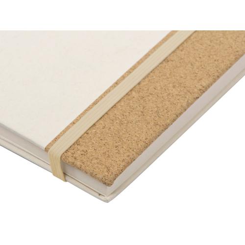 Блокнот из молочной бумаги и пробки A5 Milky; - купить именные сувениры в Воронеже