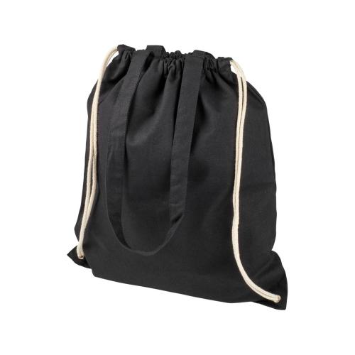 Рюкзак со шнурком Eliza из хлопчатобумажной ткани плотностью 240 г/м2; - купить именные сувениры в Воронеже