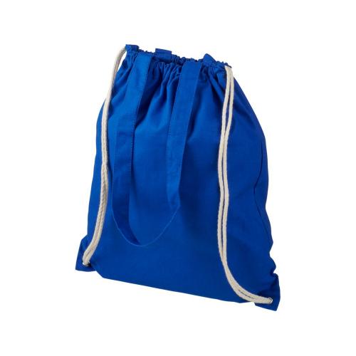 Рюкзак со шнурком Eliza из хлопчатобумажной ткани плотностью 240 г/м2; - купить именные сувениры в Воронеже