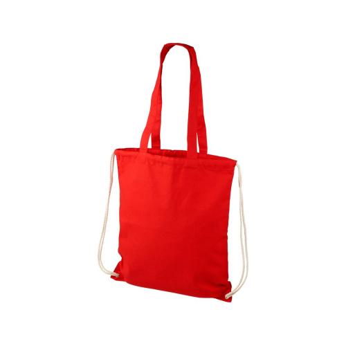 Рюкзак со шнурком Eliza из хлопчатобумажной ткани плотностью 240 г/м2; - купить бизнесс-сувениры в Воронеже