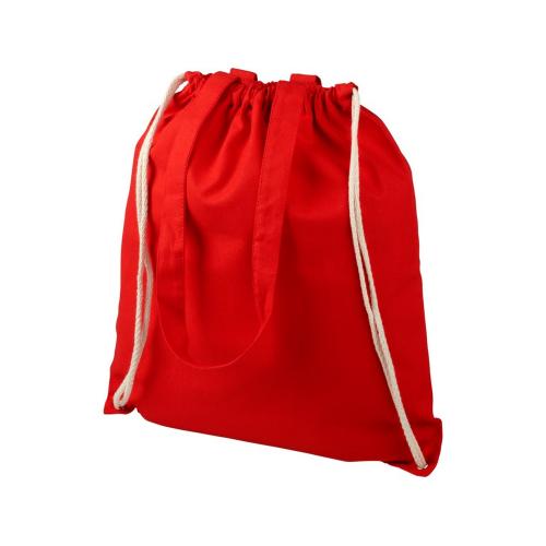 Рюкзак со шнурком Eliza из хлопчатобумажной ткани плотностью 240 г/м2; - купить именные сувениры в Воронеже