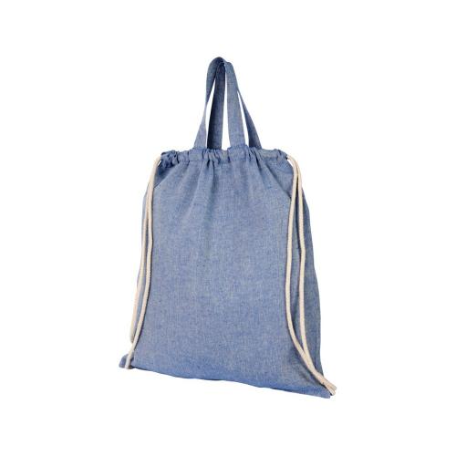 Рюкзак со шнурком Pheebs из 150 г/м2 переработанного хлопка; - купить необычные сувениры в Воронеже