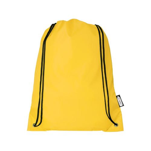 Рюкзак со шнурком Oriole из переработанного ПЭТ; - купить необычные подарки в Воронеже