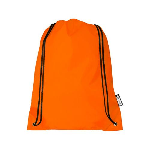 Рюкзак со шнурком Oriole из переработанного ПЭТ; - купить необычные подарки в Воронеже