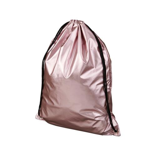 Блестящий рюкзак со шнурком Oriole, розовый