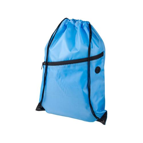 Рюкзак Oriole на молнии со шнурком, светло-синий