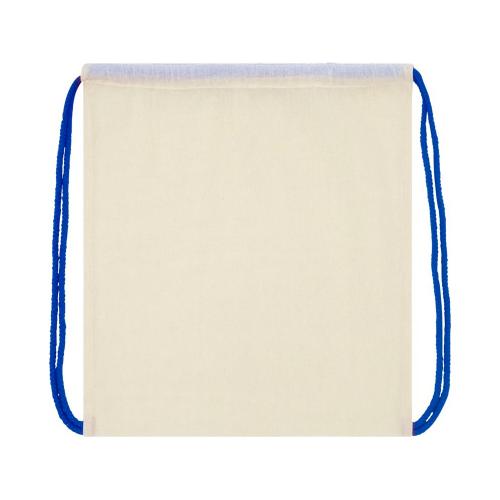 Рюкзак со шнурком Oregon, имеет цветные веревки, изготовлен из хлопка 100 г/м2; - купить необычные подарки в Воронеже