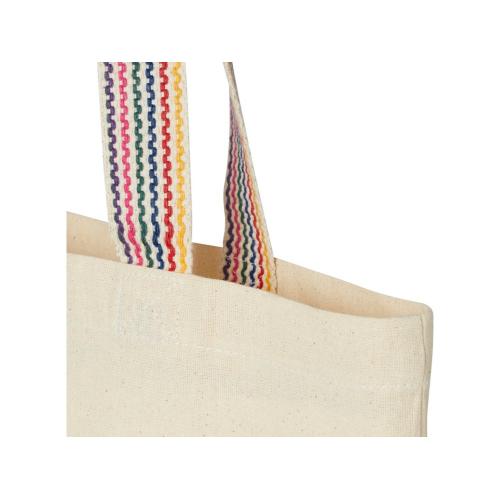 Эко-сумка Rainbow объемом 5л из переработанного хлопка плотностью 180 г/м2; - купить подарки с логотипом в Воронеже